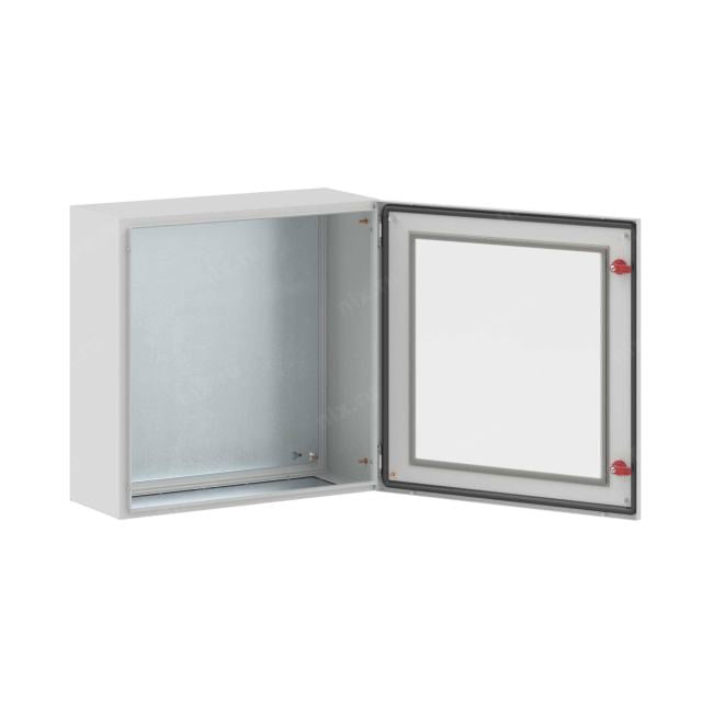 Шкаф навесной DKC R5STX0669 серия ST, с прозрачной дверью, 600 x 600 x 250 мм, IP66, с монтажной панелью, "RAM Block"