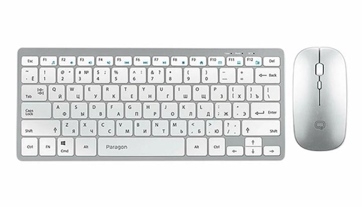 QUMO Paragon K15/M21 Dark metal gray (Кл-ра USB, FM+Мышь  4кн,Roll, FM) <23892>