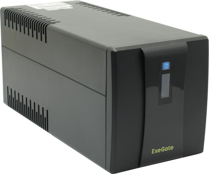UPS 1600VA Exegate SpecialPro Smart <LLB-1600> <EP285511RUS> Schuko, LCD, защита  телефонной линии/RJ45, USB