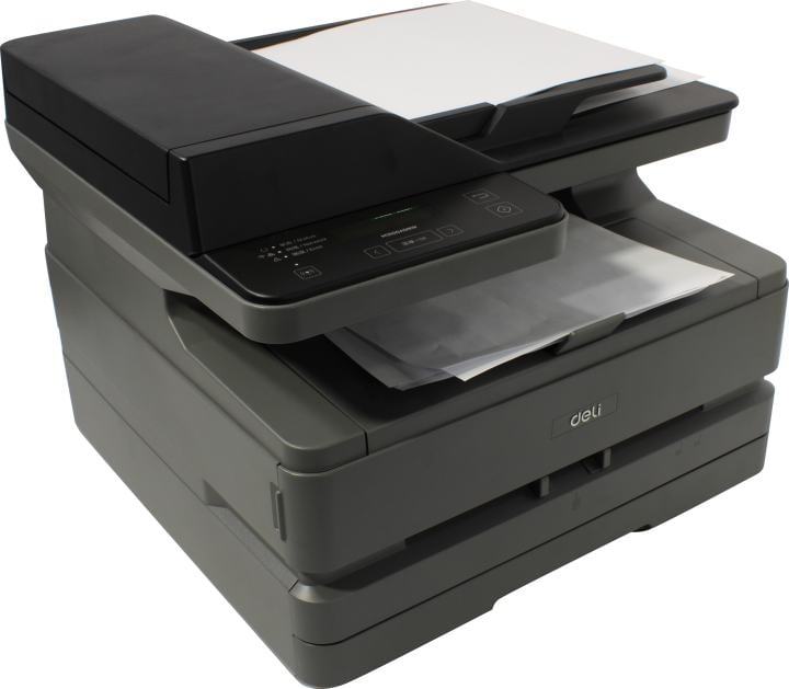 МФУ лазерное ч/б Deli M3100ADNW (A4, принтер/сканер/копир, 1200x1200 dpi, 31 ppm, 128 Mb, ADF, Duplex, Wi-Fi, Ethernet, USB)