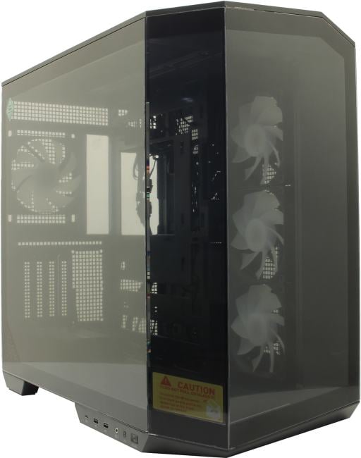 Корпус ATX MSI MAG Pano 100R PZ черный без БП ATX 6x120mm 7x140mm 2xUSB3.0 audio AirDuct bott PSU