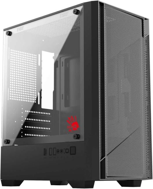 Minitower Bloody  <CC-124-BK>  MicroATX  без БП