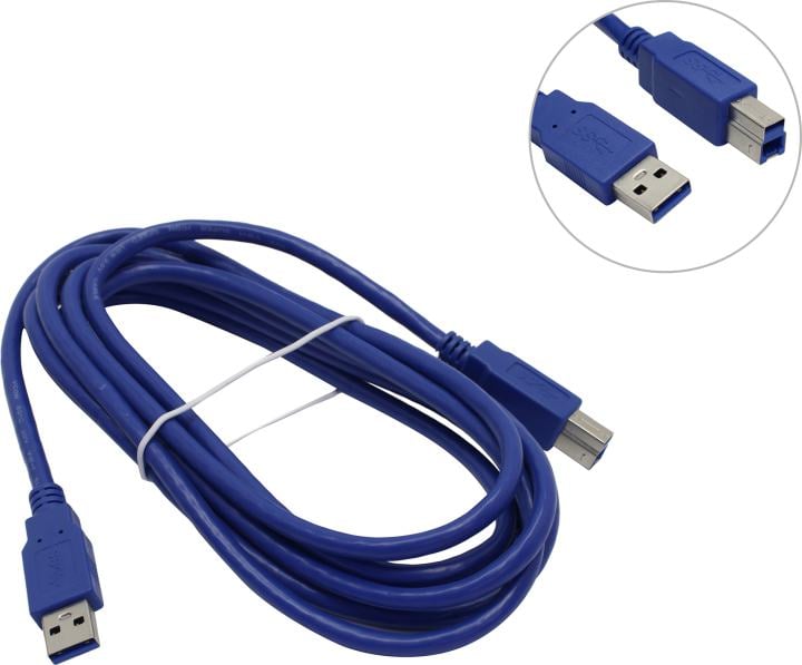 VCOM <VUS7070-3м> Кабель  USB  3.0  A-->B 3м