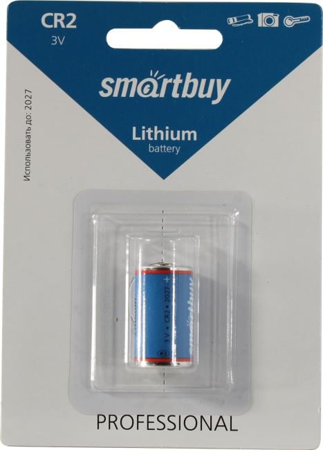 Литиевый элемент питания Smartbuy CR2/1B (12/144) (SBBL-2-1B)