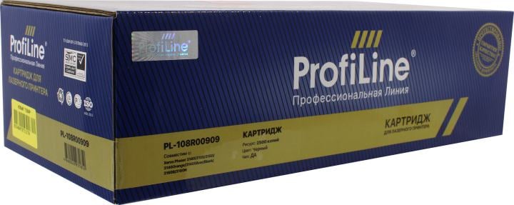 Картридж лазерный ProfiLine PL-108R00909 для принтеров Rank Xerox Phaser 3140/3155/3160B/3160N, 2500 страниц