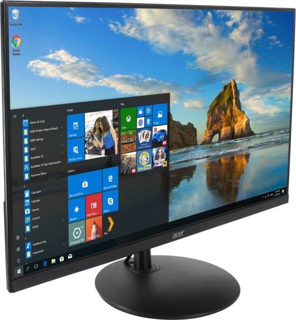 Монитор Acer 27" SH272Ebmihux черный IPS LED 1ms 16:9 HDMI M/M матовая HAS Piv 250cd 178гр/178гр 1920x1080 100Hz FreeSync FHD USB 4.65кг