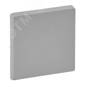 Legrand 755002 Valena LIFE. Лицевая панель для выключателей  одноклавишных.  Алюминий