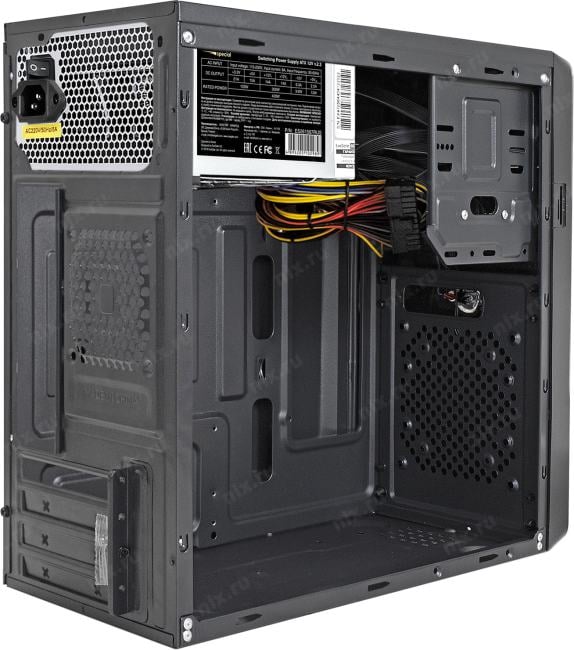 Exegate EX299297RUS Корпус Minitower ExeGate BA-309U2-UNS400 (mATX, БП UNS400 с вент. 12см, 1*USB+2*USB3.0, HD аудио, черный)