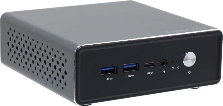 Мини ПК Digma Pro Minimax U1 i5 1335U (1.3) 16Gb SSD 512Gb UHDG Windows 11 Professional GbitEth WiFi BT 60W темно-серый/черный (DPP5-ADXW03)