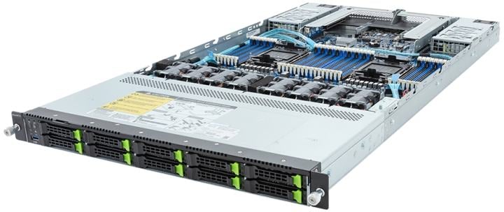 (Z0870896) gS9800/pro1U: 2xXeon Gold 6430/ 4x64 Гб/ 2x3.84 Тб NVMe  SSD/  RAID/