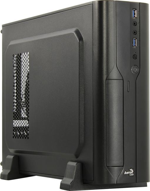 Корпус для ПК Aerocool - CS-101, mITX, mATX, 1х2.5", 1х3.5", 1х5.25", 2xUSB3.0, SFF, без БП, цвет чёрный, CS-101