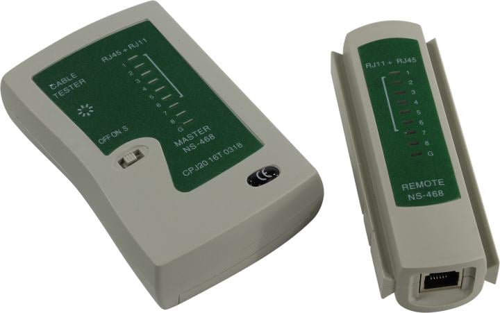 Exegate <LT-007/NS-468> LAN тестер  для RJ-45/RJ-11/RJ-12 <EX271121RUS>