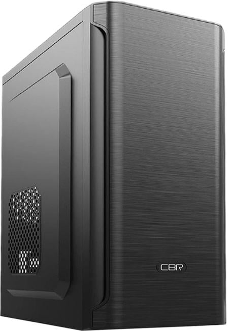 CBR Корпус mATX Minitower MX10, c БП PSU-ATX450-08EC (450W/80mm), 2*USB 2.0, HD Audio+Mic, Black [PCC-MATX-MX10-450W2]