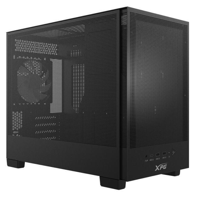 VALORMESHNANOMAA-BKCWW Корпус XPG VALOR MESH NANO Black mATX/Mini-ITX / 1x 120mm ARGB fan /front magnet filter/ 1*USB
