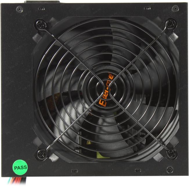 Exegate EX221638RUS-S Блок питания 500W Exegate 500NPXE(+PFC), ATX, black, 12cm fan, 24p+4p, 6/8p PCI-E, 4*SATA,3*IDE, FDD + кабель 220V с защитой от выдергивания