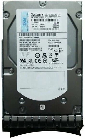 49Y6093 Жёсткий диск 300Gb 3.5" IBM Hot-Swap SAS 15000rpm 6G/sec 2G HS