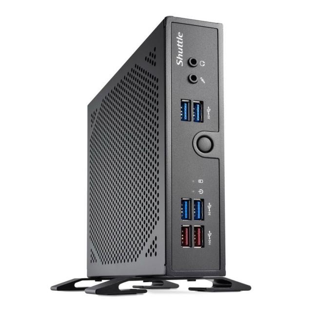 Платформа системного блока с ЦПУ Shuttle DS50U5 Intel i5-1335U, Fanless Support 3 displays, 2xDDR5 SO-DIMM,(1)HDMI 2.0b+(1)DisplayPort 1.4+VGA,WLAN optional, 90W power adapter,VESA.