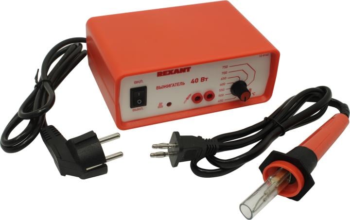 REXANT (12-0142) Универсальный выжигательный прибор с функцией термоконтроля  220V/40W  