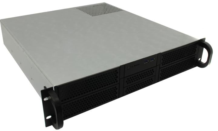 Server Case 2U Procase <RE204-D4H2-M-48> MicroATX  без  БП
