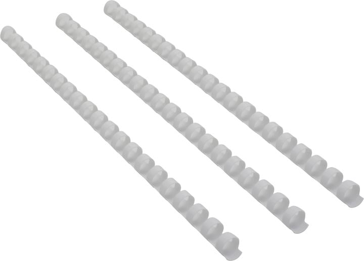 Lamirel <CRC78672> Пластмассовые гребёнки для переплёта (White,A4,  d=12мм,  уп.  100 шт)