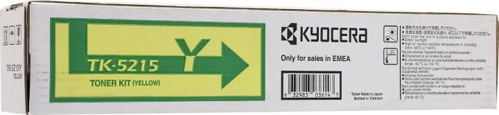Kyocera-Mita TK-5215Y Тонер-картридж, Yellow {TASKalfa 406ci} (15000 стр)