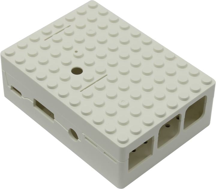 Корпус ACD RA181 белый для микрокомпьютера Raspberry Pi 3 White ABS Plastic Building Block case for Raspberry Pi 3