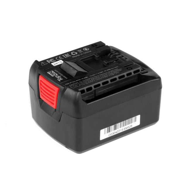 TopON <TOP-BOS-14.4(B)> Аккумулятор для Bosch GBH/GDR/GDS/GML/GSB/GSR/GST Series (Li-Ion,  14.4В, 3Ач, 43.2Wh)