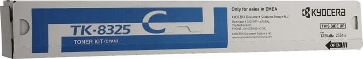 TK-8325C (1T02NPCNL0) Тонер-картридж Kyocera оригинальный, голубой (12 000 стр.) для TASKalfa 2551ci, TK-8325C (1T02NPCNL0)