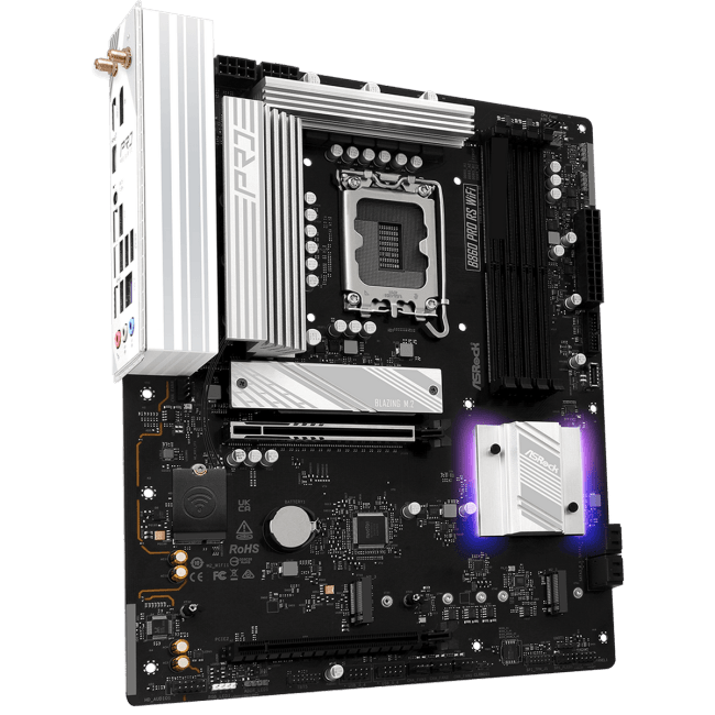 Материнская плата ASRock B860 Pro RS WiFi, LGA 1851, Intel B860, DDR5, ATX