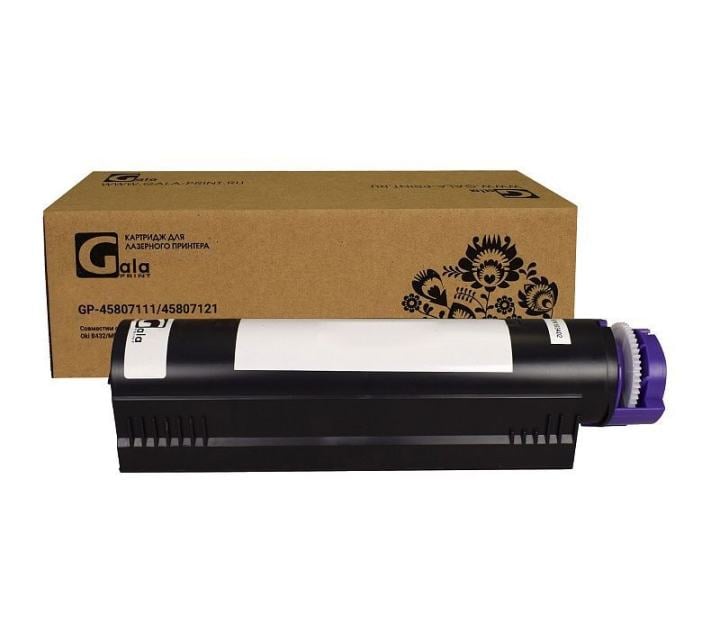 Картридж лазерный GalaPrint GP-45807111/45807121 (45807111/45807121), черный, 12000 страниц