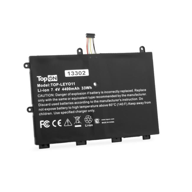 TopON TOP-LEYO11 Аккумулятор для ноутбука Lenovo ThinkPad Yoga 11e. 7.4V  4400mAh. PN: 45N1750
