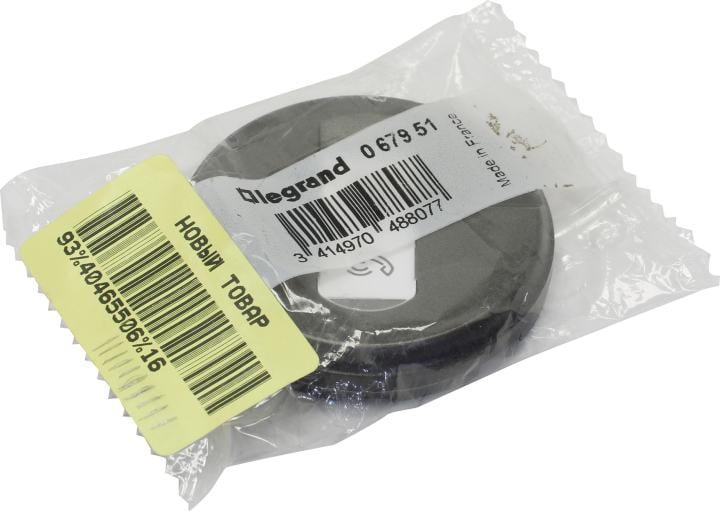 Legrand Celiane <067951> Лицевая  панель  розетки  1хRJ45 (графит)