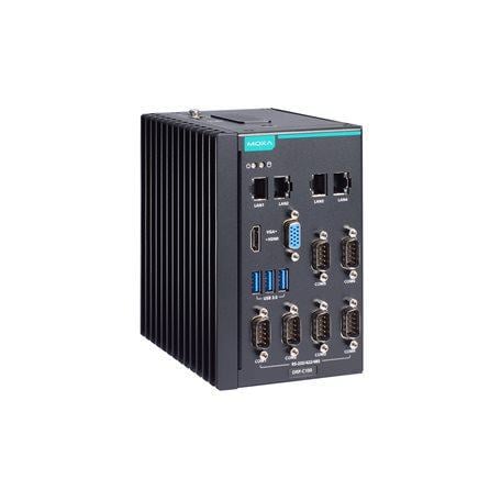 Микрокомпьютер MOXA DRP-C100-C7-2L4C-T DIN-rail type,Core i7-1185G7E,8GB  DDR4,COMx6,LANx4,USB 3.0x3,VGA+HDMI,12/24 VD