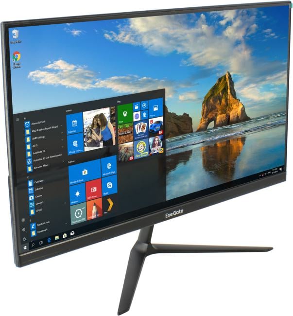 LCD ExeGate 23.8" EP2400A черный {IPS 1920x1080 75Hz 5ms 250cd 1000:1 178/178 D-Sub HDMI1.4 AudioOut встроенный БП FreeSync VESA, регулировка наклона} [EX295526RUS]
