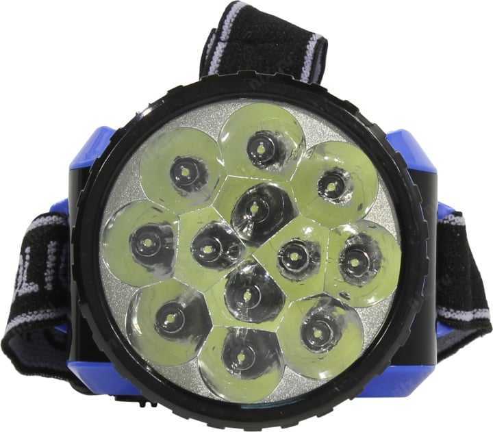 Аккумуляторный светодиодный налобный фонарь Smartbuy SBF-26-B 12 LED синий