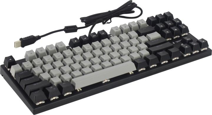 Клавиатура Gembird Chaser One KB-G520L <USB>  87КЛ, подсветка клавиш