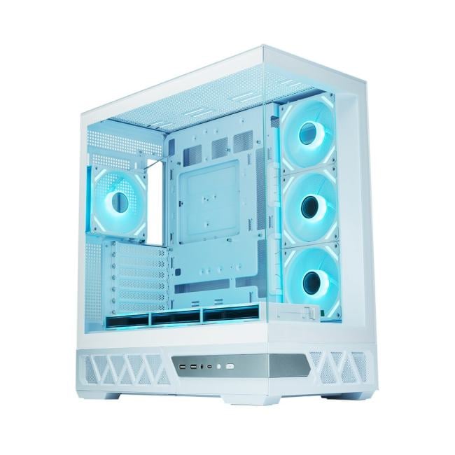Q700-7FS12A-C10-UC-WH Корпус XASTRA Q700 7ARGB-FS-C10-UC White ATX/Aquarium/Screewless/7x120mm ARGB PWM Daisy Chain FS