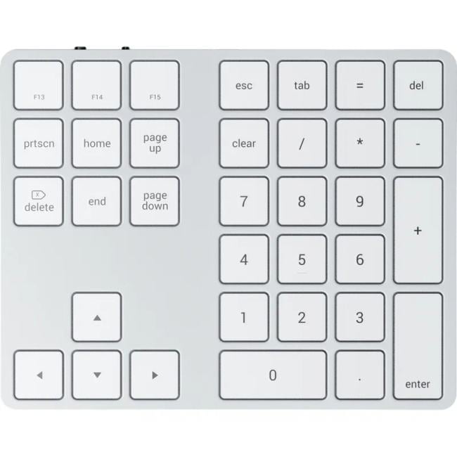 Satechi ST-XLABKS Беспроводной блок клавиатуры Satechi Aluminum Extended Keypad. Цвет серебряный.