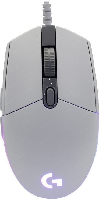 Logitech G102 LIGHTSYNC White Mouse <910-005824/910-005809> (RTL)  USB  6btn+Roll