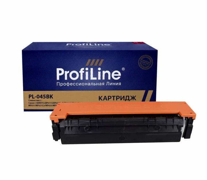 Картридж ProfiLine PL-045Bk для принтеров Canon i-SENSYS LBP610C/LBP613/MF631/MF633/MF635 1400 копий Black ProfiLine