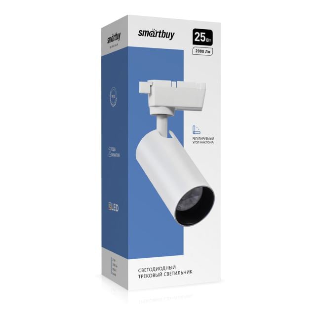 SBL-TKW1-25w-4K Светодиодный(LED) светильник  Track  COB25w  Smartbuy-White4000K/IP20 (SBL-TKW1-25w-4K)/30