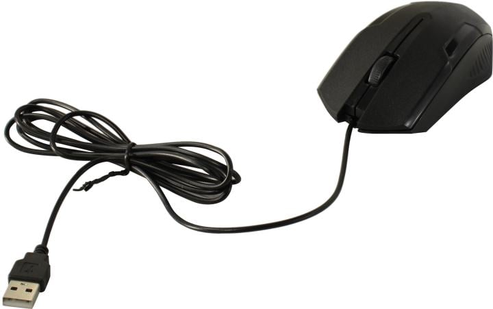 Exegate Мышь ExeGate Professional Standard SH-9025S (USB, оптическая, 1000dpi, 3 кнопки и колесо прокрутки, длина кабеля 1.7м, черная)