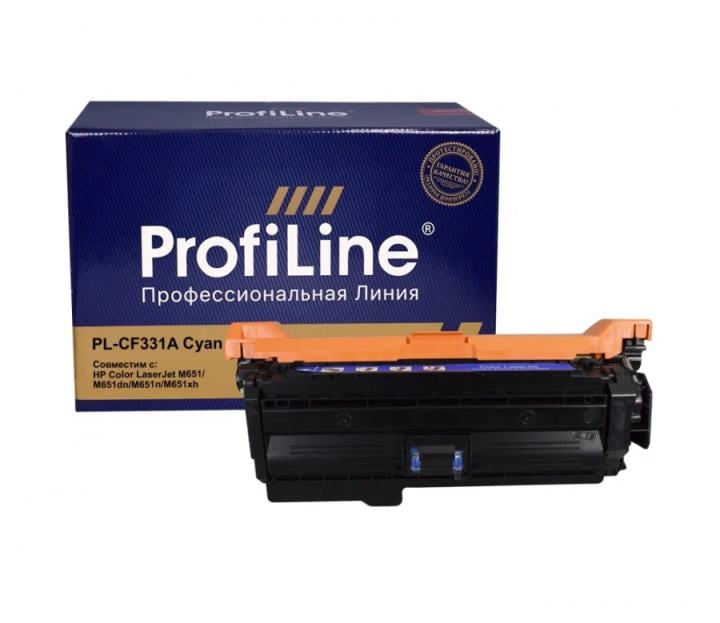 Картридж ProfiLine PL-CF331A №654A для принтеров HP CLJ Enterprise M651dn/651n/651xh 15000 копий Cyan ProfiLine