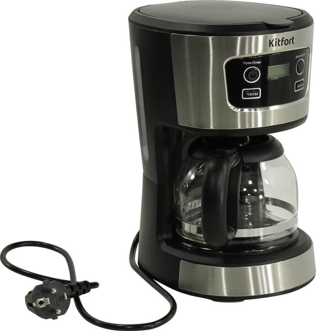 Kitfort <KT-738> Кофеварка капельная (700W,  0.7л,  LCD)