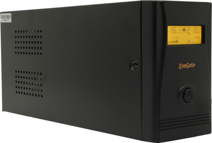 UPS 600VA Exegate SpecialPro Smart <LLB-600> <EP285580RUS> Schuko, LCD, защита телефонной линии/RJ45, USB