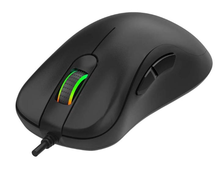 HIPER STALKER Игровая мышь чёрная (USB, 7 кнопок, 6000 dpi, PMW3327, OMRON+Kailh, RGB подсветка)