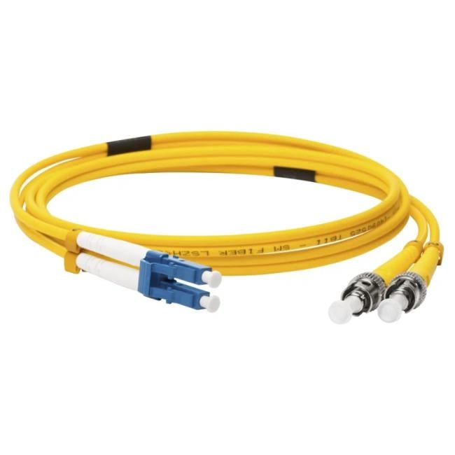 LAN-2ST-2LC/SU-1.0 Коммутационный шнур оптический Lanmaster Duplex ST/LC (UPC/UPC) OS2 9/125 LSZH 1м цвет: жёлтый