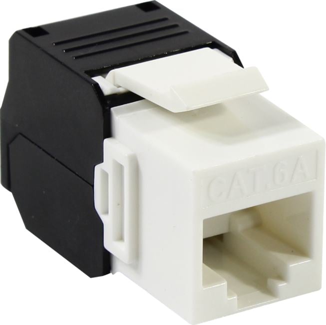 ExeGate <KJ-8P8C-U-C6A-180-TL> Модуль Keystone Jack  Cat.6A  <EX297266RUS>