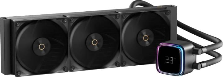 Система жидкостного охлаждения/ Water Cooling System Ocypus Iota L36 BK (300W, 360mm, Black, ARGB Pump, Fans: 3x120mm, 77CFM, 2000RPM/ Pump height 65mm, 27dBA, 3100RPM, Rad thickness 27mm/ S: 1851, 1700, 1200, 115X, AM5, AM4)