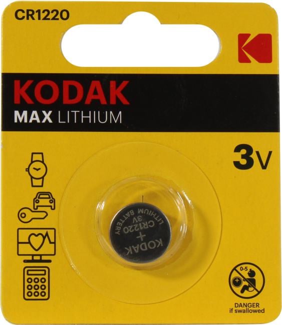 Kodak MAX <CAT30414365-RU1> (CR1220,  Li,  3V)